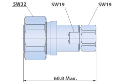 7/16 DIN Type Connectors RF Coaxial - Straight Cable Plug, Feeder Cable Type Flexible Coaxial Cable Connector