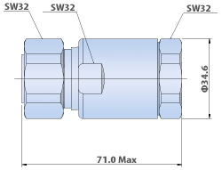 7/16 DIN Type Connectors RF Coaxial - Straight Cable Plug, Feeder Cable Type Flexible Coaxial Cable Connector