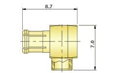 MCX Connectors - RF Flexible Right Angle Cable