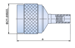 N Type Connectors for RF Flexible Cable : Straight Cable Plug, Crimp Type