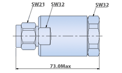 N Type Connectors for RF Flexible Cables : Straight Cable Plug, Feeder Cable Type