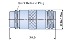 RF Adapters N Type In-series : Straight, Jack To Jack Type