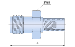 SMA Connectors - Straight Cable Jack, Crimp Type Flexible Connector