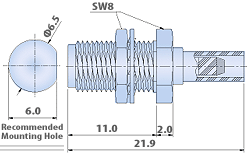 SMA Connectors - Bulkhead Cable Jack, Crimp Type flexible Connector