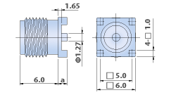 SMA Connectors RF - PCB Straight Jack Type PCB Connector