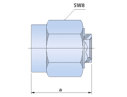 SMA Connectors RF - Straight Cable Plug Connector