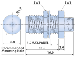 SMA Connectors RF - Bulkhead Cable Jack Connector