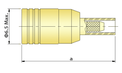SMB Connectors RF Coaxial - Straight Plug