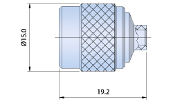 TNC Connectors for Semi Rigid Cables with Straight Cable Plug, Direct Solder Type