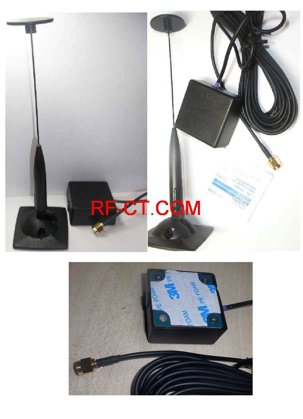 Vehicle Antenna 3 bands Top load