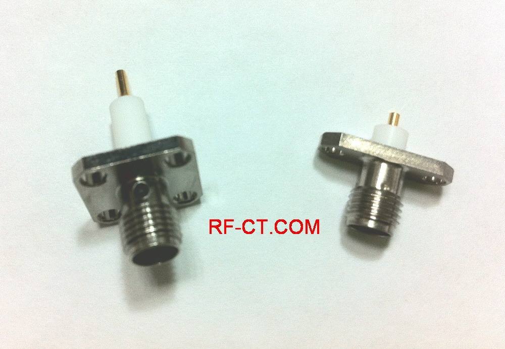 SMA Connectors RF Coaxial - female 2 hole/4 hole